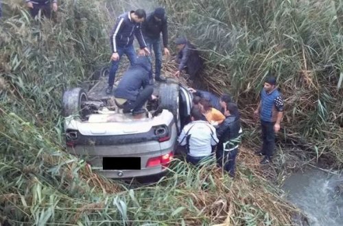 Bakı-Qazax yolunda xanım “BMW X5”-i aşırdı – VİDEO 