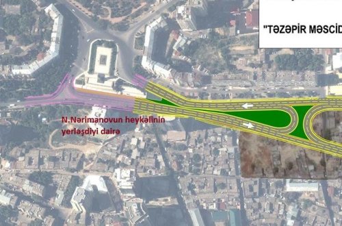 Füzuli meydanı ləğv edilir- FOTOLAR