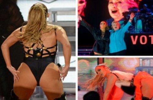 Cennifer Lopez əndamı ilə amerikalılardan Klintona səs istədi - FOTOLAR