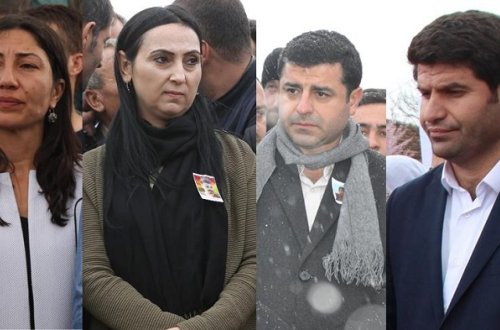 HDP liderləri və 11 deputat həbs olundu
