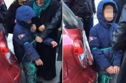 Övladını avtomobilə bağlayıb sürüdü - Ana dəhşəti - VİDEO