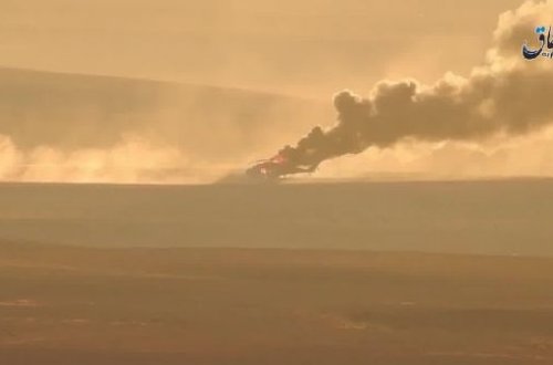 İŞİD rus helikopterini vurdu - 2 pilot... - VİDEO
