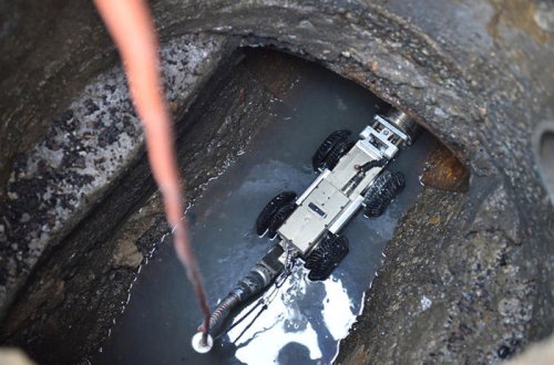 Bakının kanalizasiya xəttini robotlar təmizləyir - FOTOLAR