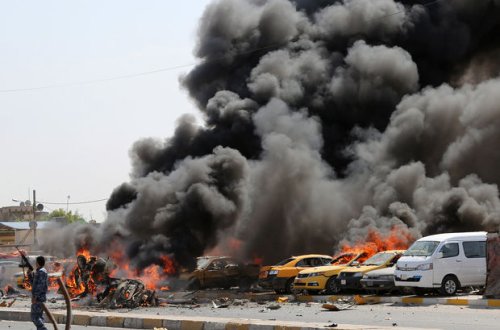 İraqda azərbaycanlı zəvvarların avtobusu terrorun hədəfinə tuş gəlib – FOTOLAR