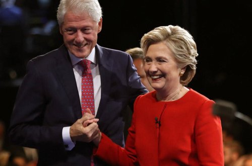 Hillari və Bill Klinton səs verdi