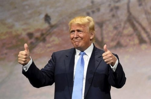 Trampdan qələbə nitqi - 