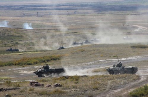 Ermənilər Ağdamda yeni hərbi təlimlər keçirdilər - Video