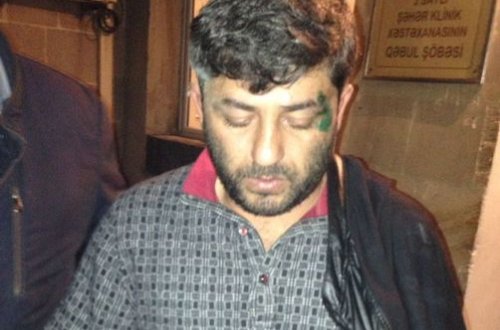 Bakıda yol polisləri sürücünü belə döydü – FOTOLAR