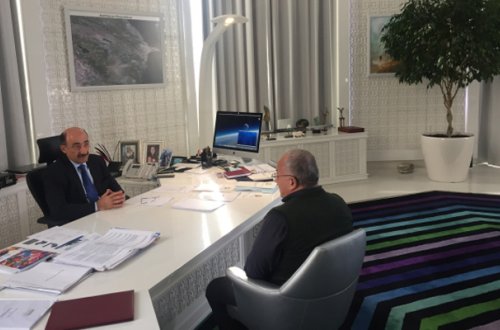 Nazir “Əlcəzirə” kanalına müsahibə verib - FOTO