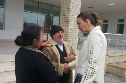 Qənirə Paşayeva Tovuzda kəndləri ziyarət etdi - FOTOLAR