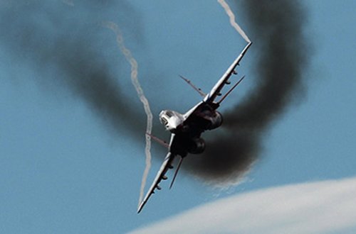 Rusiyaya məxsus hərbi təyyarə qəzaya düşdü