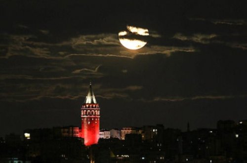 “Super Ay” dünyanın ən iri şəhərlərində belə göründü – FOTOLAR