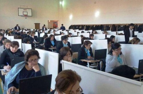 Sabah Bakıda müəllimlər imtahan verəcək