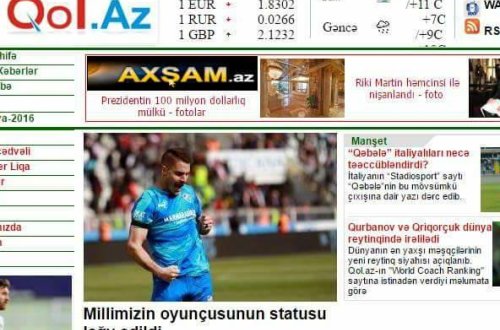 Qol.az saytının 8 yaşı tamam oldu