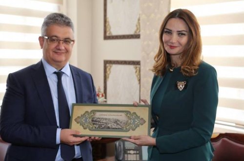 Millət vəkili Aksaray valisi ilə Qarabağ həqiqətlərinin daha geniş yayılmasını müzakirə edib