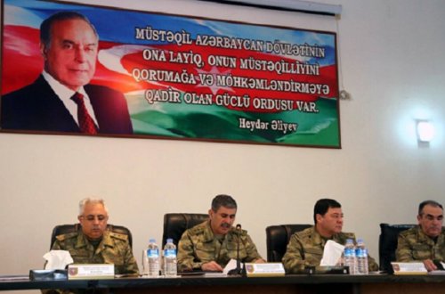 Zakir Həsənov təlimlərdən danışdı - Fotolar