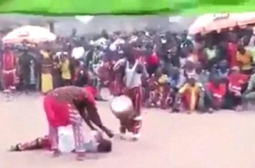 CADUGƏRİN GÜCÜ: İnsanın başını kəsdi, sonra birləşdirdi - VİDEO