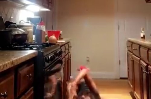 Gənc qız elə pərt oldu ki... - Oğlanlar çox güləcək - VİDEO