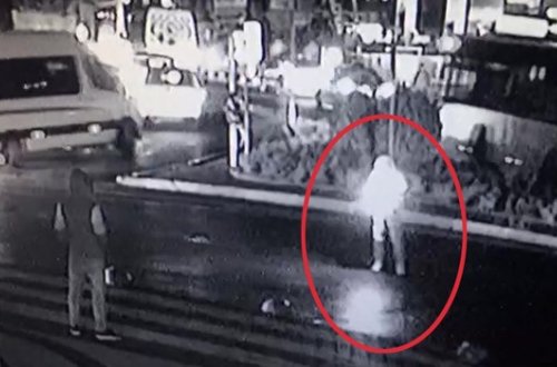 Şəhərin mərkəzində dəhşətli olay – VİDEO