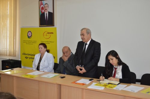 Yoluxucu xəstəliklərlə mübarizə yolları müzakirə edildi - FOTO