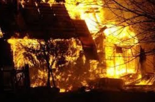 Qubada dəhşətli yanğın - Külə dönmüş meyiti tapıldı...