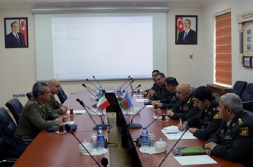 Azərbaycanla İtaliyanın hərbi ekspertləri görüşdü