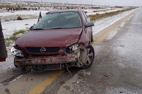 Samir Əsədli qəzaya düşdü - FOTO