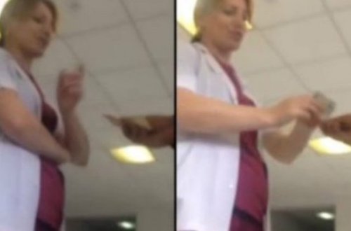 Dövlət xəstəxanasında rüşvət BİABIRÇILIĞI: Həkim kameraya belə düşdü - VİDEO