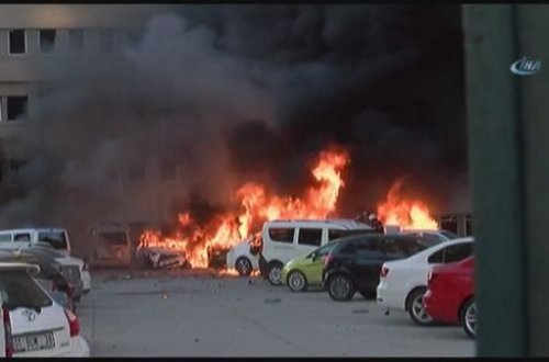 Adanadakı terror hücumu - Anbaan görüntü - VİDEO