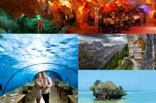 Dünyanın ən qeyri-adi restoranları - FOTOLAR