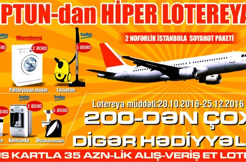 Neptundan Sizlər üçün HİPER LOTEREYA –VİDEO+FOTO