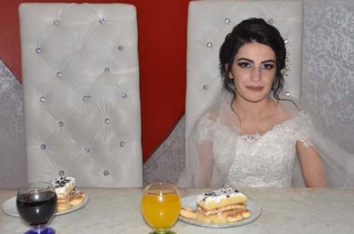 BƏYSİZ TOY- İcazə ala bilmədiyi üçün öz toyunda iştirak edə bilmədi- FOTOLAR