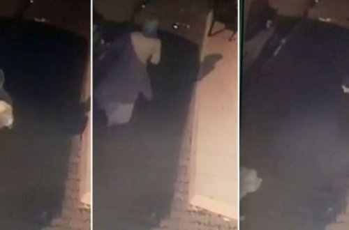 Yeni doğulan körpəsini küçəyə atıb getdi - Anbaan görüntüləndi... - VİDEO