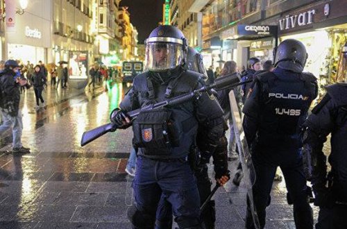 Madriddə Fidel Kastro tərəfdarları və əleyhdarları arasında toqquşma olub