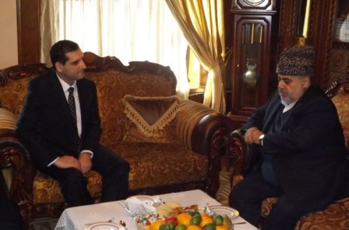 Allahşükür Paşazadə Türkiyə və İran səfirləri ilə görüşüb