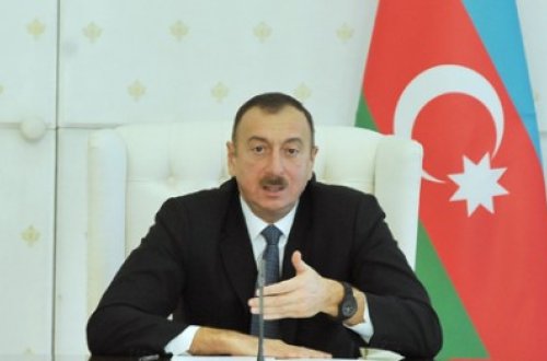 Prezident sərgi iştirakçılarına müraciət etdi