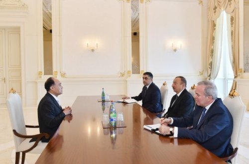 Azərbaycan prezidenti Beynəlxalq Telekommunikasiya İttifaqının baş katibini qəbul edib