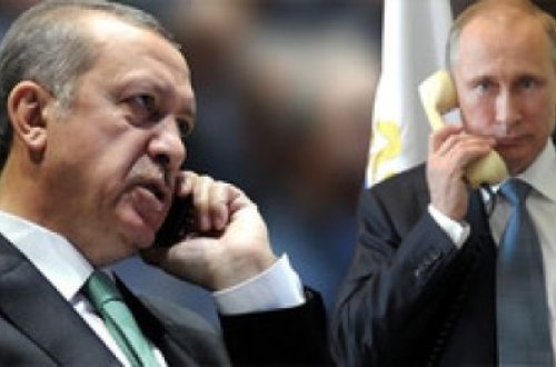 Ərdoğanla Putin arasında telefon danışığı olub