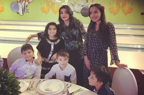 Prezidentin nəvələrinin ad günündən FOTOLAR