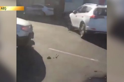 Qadınların davası - Maşınlarını toqquşduraraq dalaşdılar - VİDEO