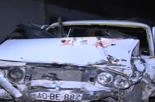 Polis mayorunun öldüyü qəzanın görüntüləri - Video