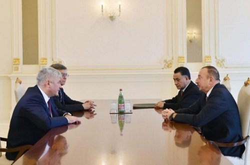 Prezident Rusiyanın daxili işlər nazirini qəbul edib