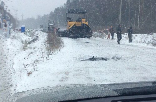 Azərbaycana qar yağdı, yol bağlandı – VİDEO