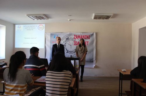 «Zamanını idarə et!»  layihəsinin açılış tədbiri keçirilib