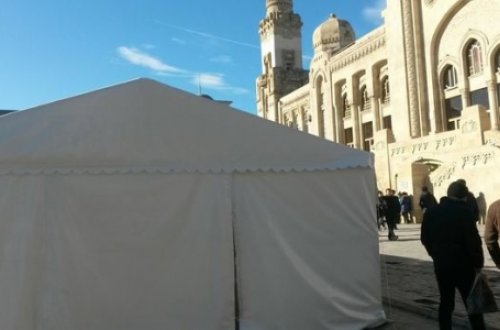 Metrostansiyaların qarşısında çadırların qurulma səbəbləri məlum oldu – FOTO
