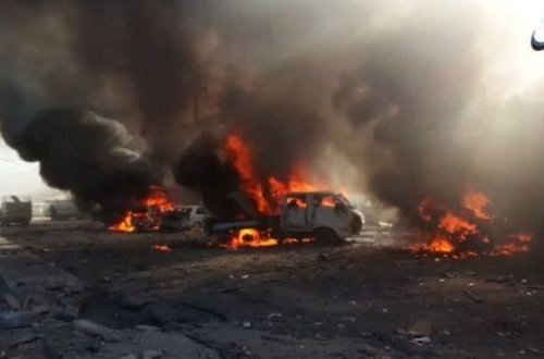 Səhvən bazar bombalandı - 60 nəfər öldü