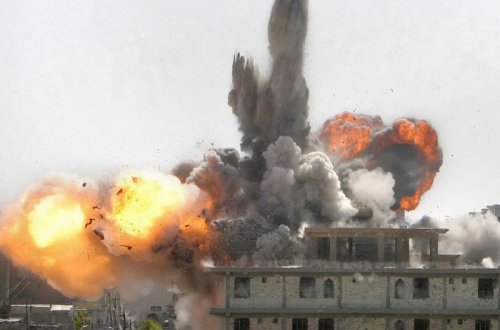 İŞİD-çilər belə məhv edildi - Video