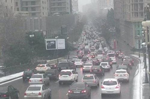 Bakıda 6 qəza – indi yollarda vəziyyət necədir? — + Əhaliyə XƏBƏRDARLIQ