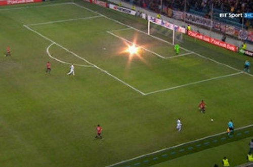 Avropa Liqasının qrup oyununda insident yaşanıb