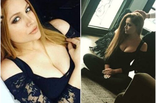 Eurovision qalibimizdən dərin sinə dekoltəsi - FOTO